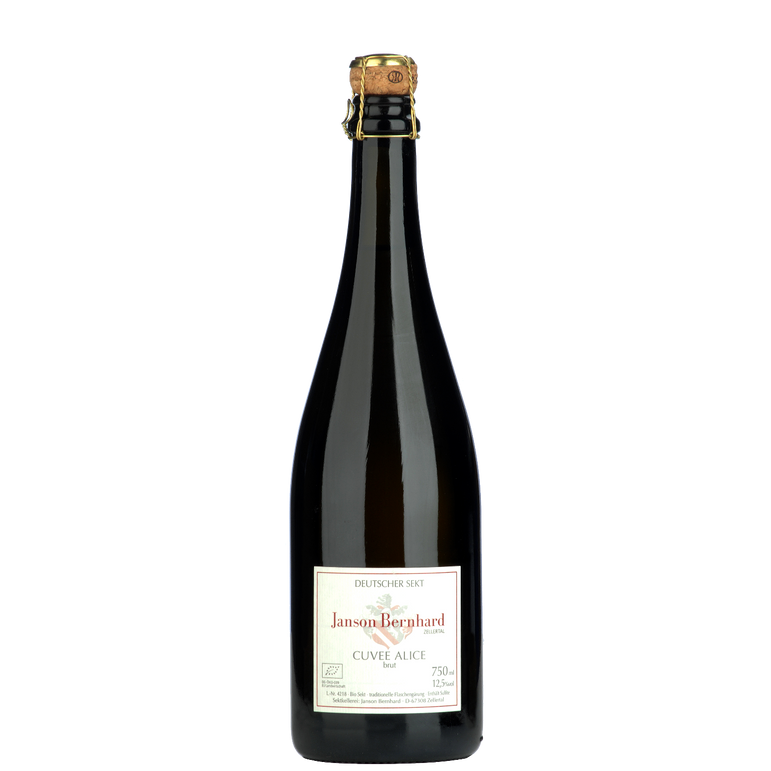 Sekt 'Cuvée Alice' Brut Pinot Gris, Weingut Janson Bernhard (7072916472007)