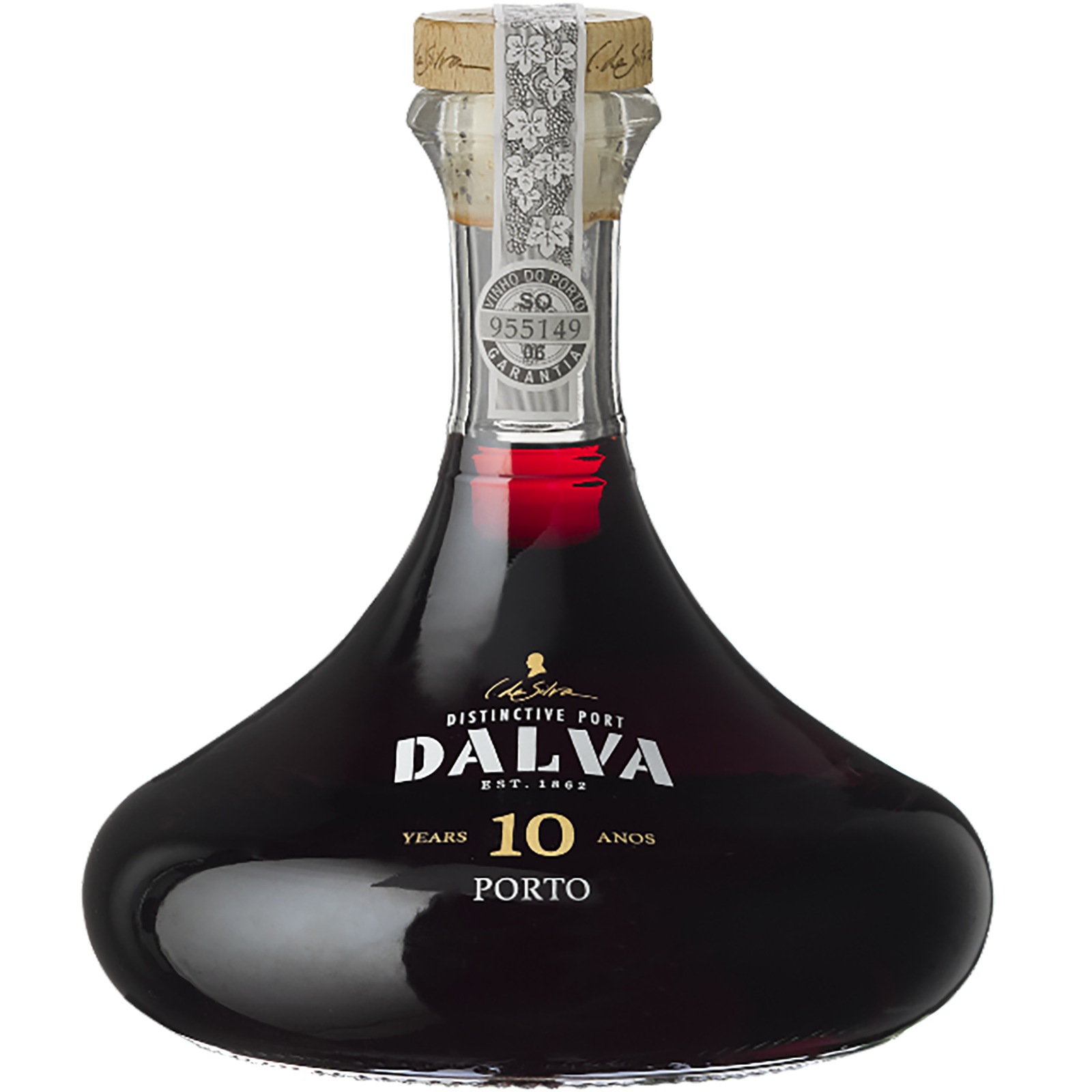 10 års Tawny i flot Decanter, Dalva