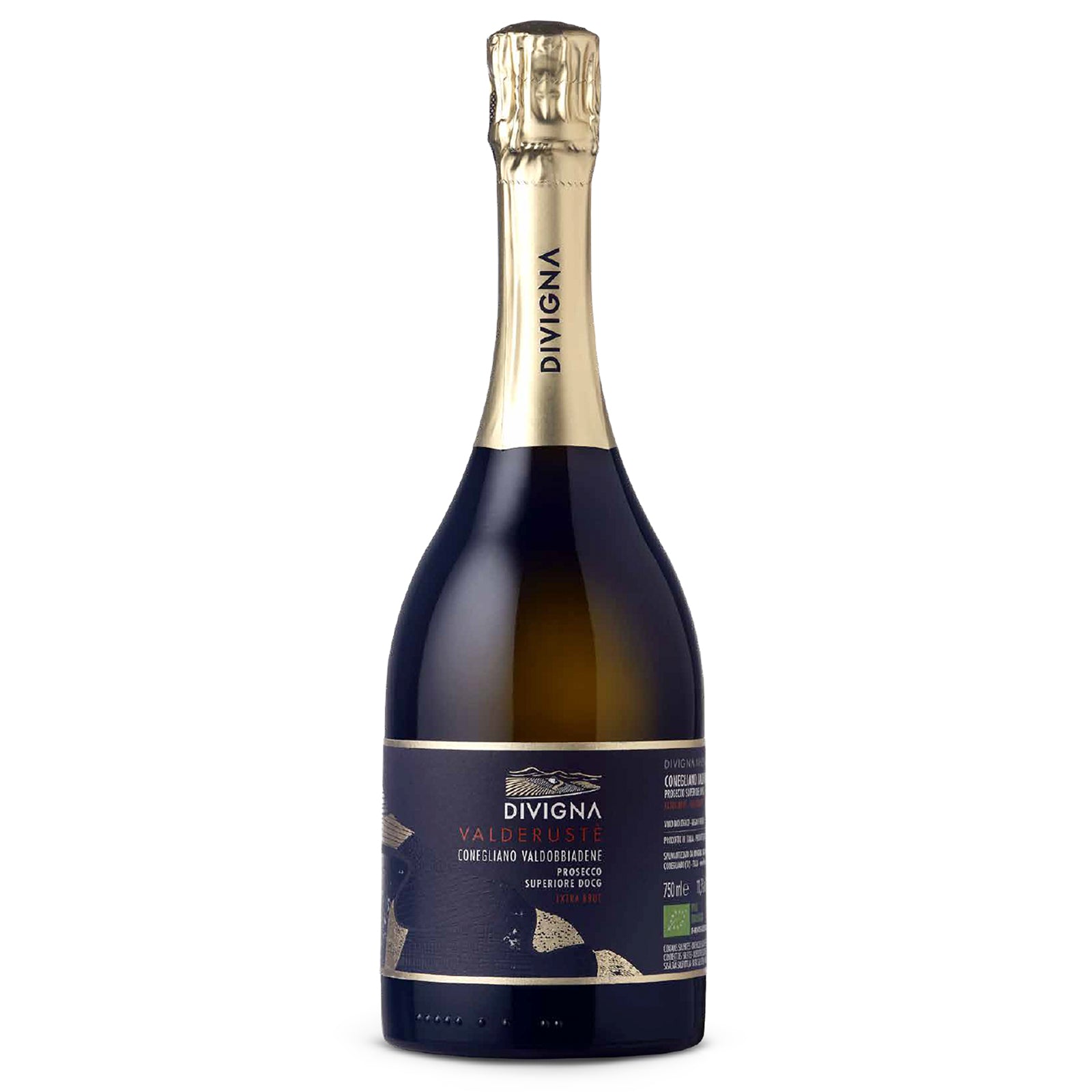 Divigna Valderustè Conegliano Valdobbiadene Prosecco Superiore Millisimato DOCG Extra Brut, 2023 (9141247738184)