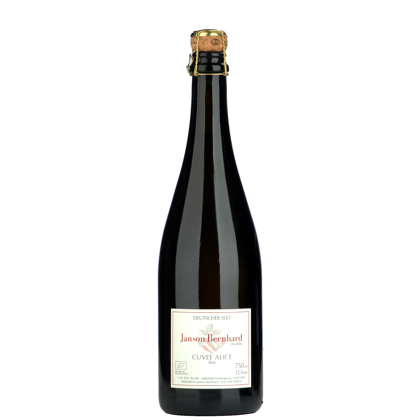 Sekt 'Cuvée Alice' Brut Pinot Gris, Weingut Janson Bernhard (7072916472007)